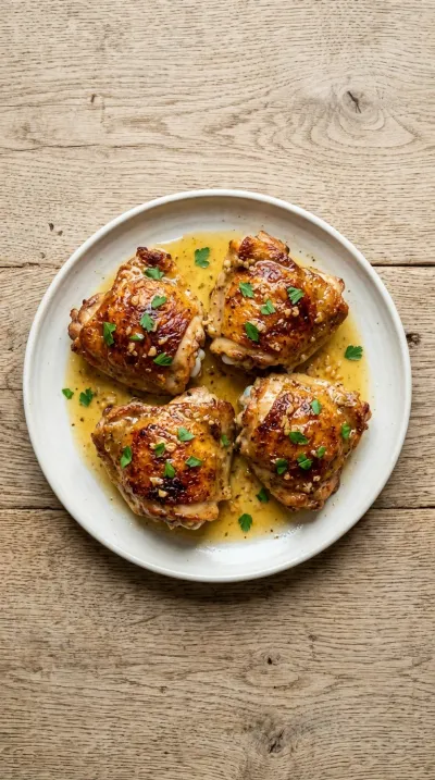 Best Oven Baked Chicken Thighs Recipe - cooking process
