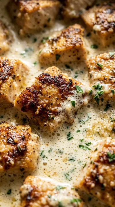 Creamy Garlic Parmesan Chicken Pasta – One Pot - ingredients preparation