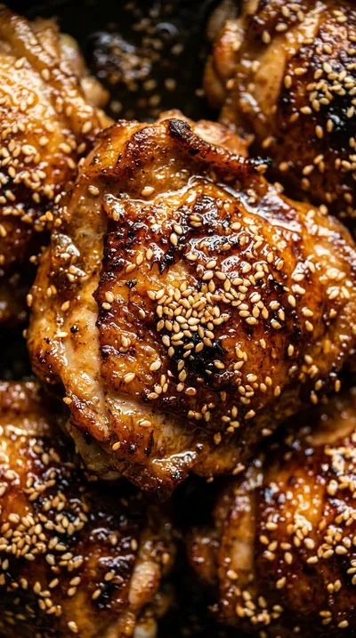 Skillet Bang Bang Chicken Thighs - ingredients preparation