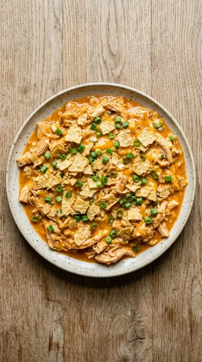 Buffalo Chicken Dip – Easy Crock Pot Recipe - cooking process
