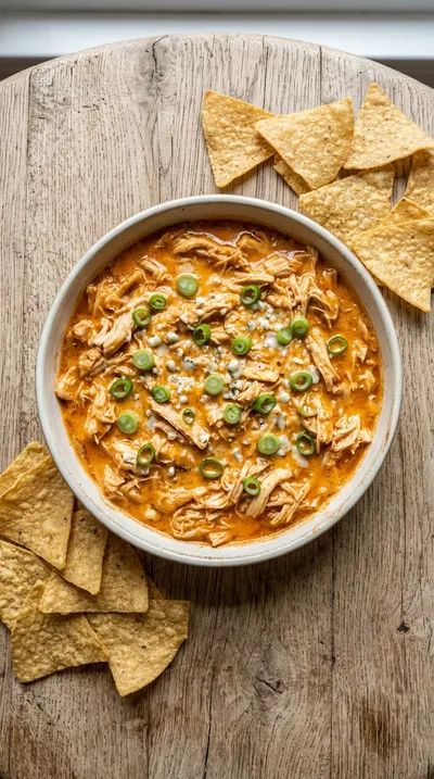 Slow Cooker Buffalo Chicken Dip - cooking process