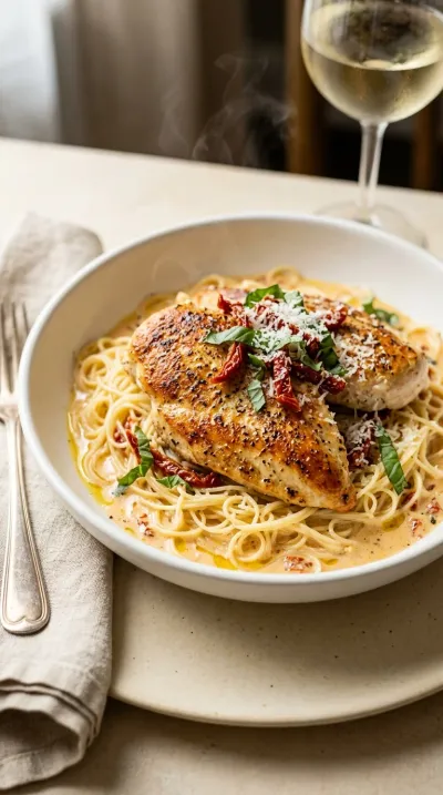 Marry Me Chicken: Creamy Sun-Dried Tomato Skillet