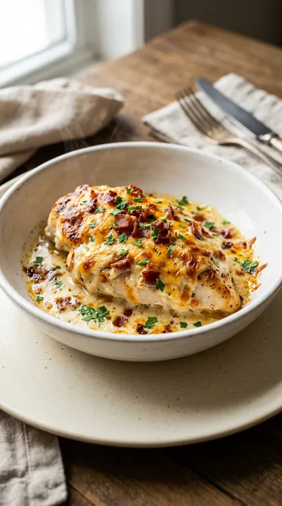 Million Dollar Baked Chicken Breast with Cheese & Bacon