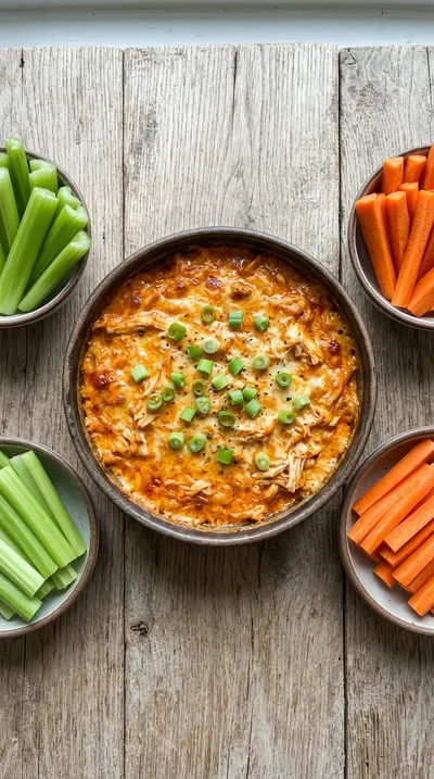 Buffalo Chicken Dip – Easy Party Snack - cooking process