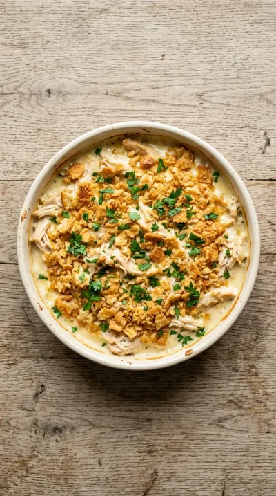 Million Dollar Chicken Casserole - cooking process