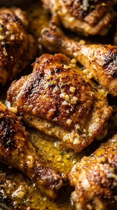 Best Oven Baked Chicken Thighs Recipe - ingredients preparation