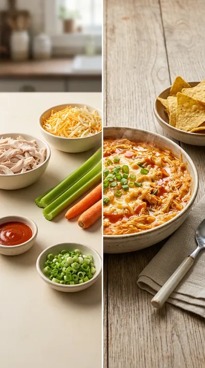 Buffalo Chicken Dip – Easy Party Snack - ready to serve