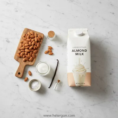 Creamy Almond Milk Ice Cream - cooking process