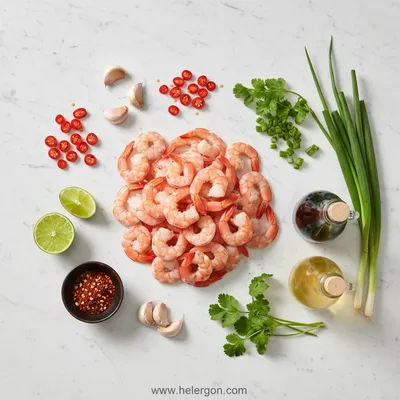 Asian Chilli Garlic Prawns – Quick & Easy Weeknight Dinner - cooking process