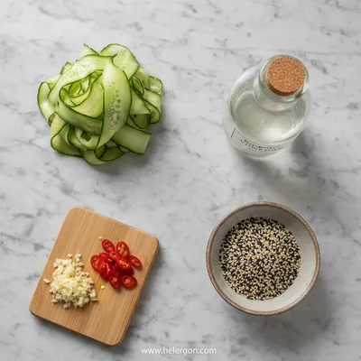 Asian Cucumber Salad – 5‑Ingredient Simple Recipe - cooking process