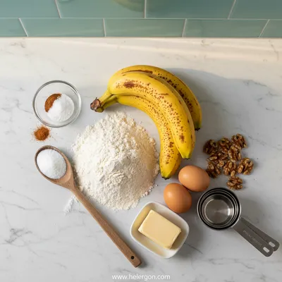 Easy Banana Bread - cooking process