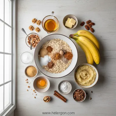 Banana Oatmeal Bars – Energizing Healthy Snack - cooking process
