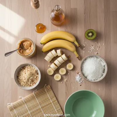 Banana Sushi: Fun Healthy Snack - cooking process