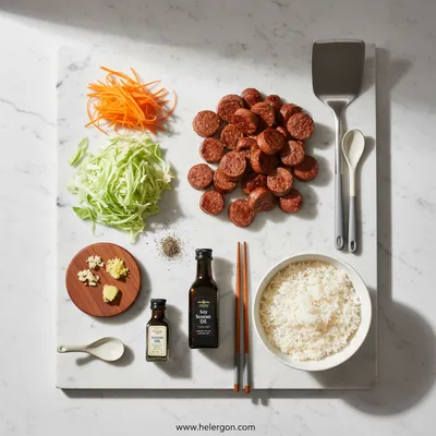 Beef Sausage & Cabbage Stir Fry – 30‑Minute Dinner - cooking process