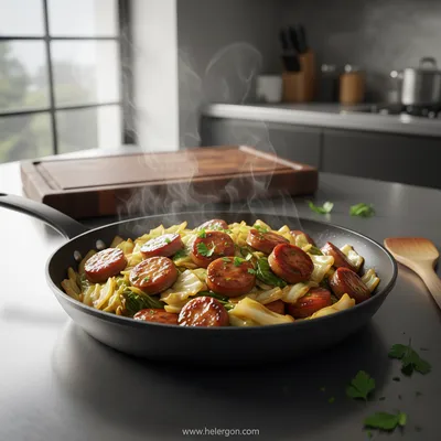 Beef Sausage & Cabbage Stir Fry – 30‑Minute Dinner