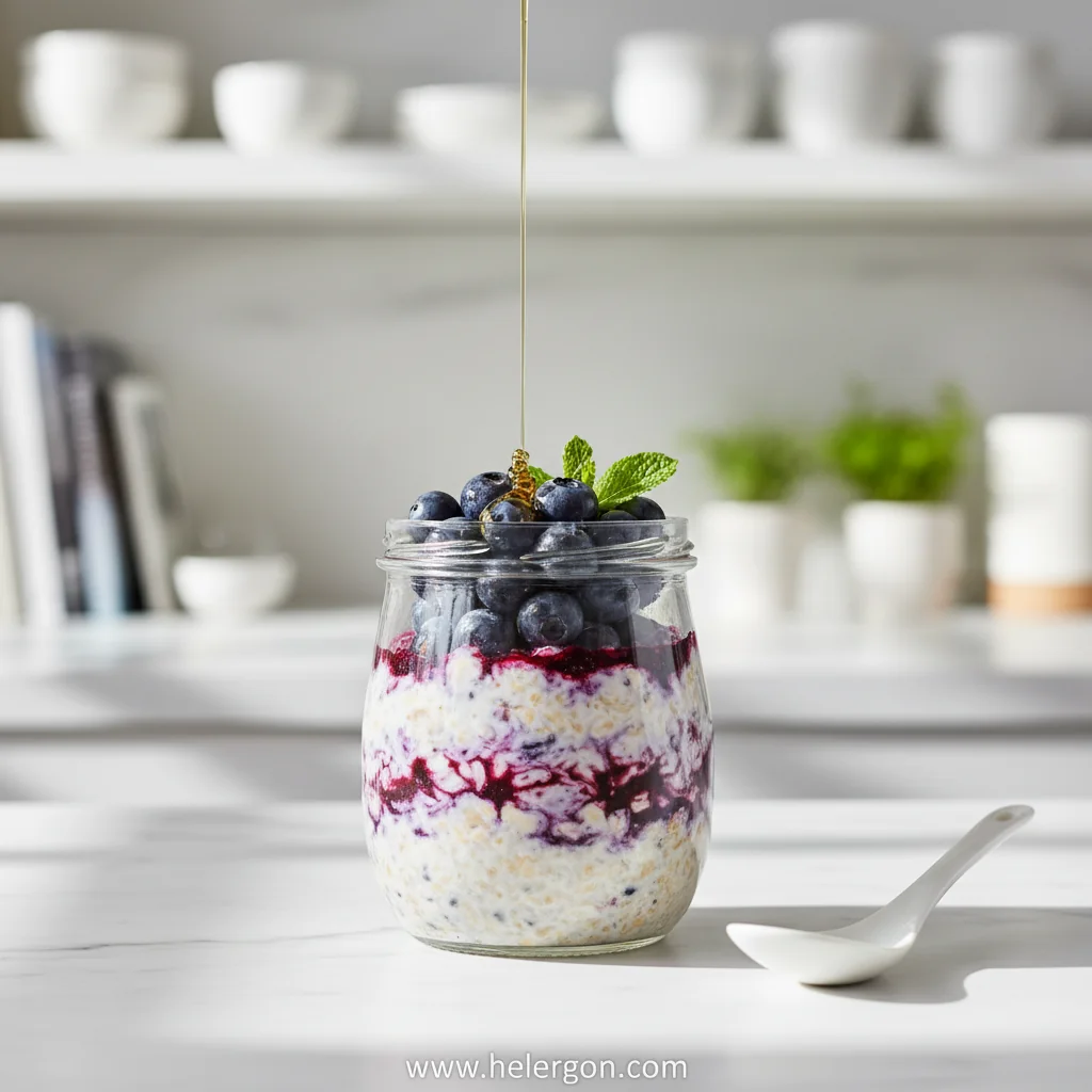 Blueberry Overnight Oats - feature image