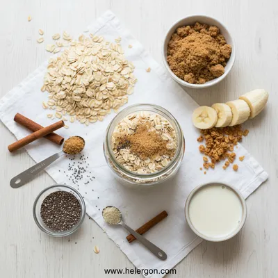 Brown Sugar Overnight Oats - cooking process