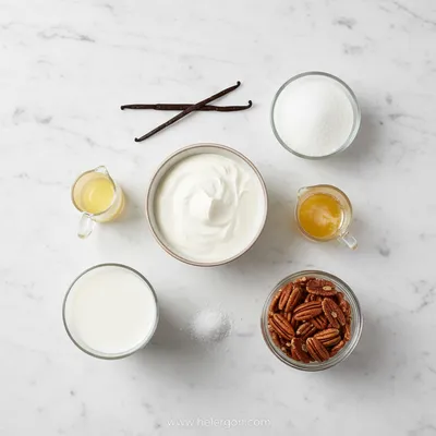 Butter Pecan Ice Cream Recipe - cooking process