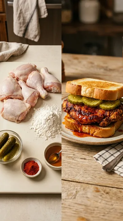 Oven or Fried Nashville Hot Chicken Sandwich - ready to serve