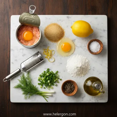 Canned Salmon Patties – Easy Weeknight Dinner - cooking process