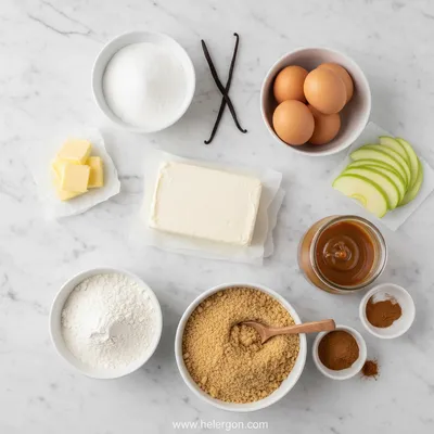 Caramel Apple Cheesecake Bars – Easy Sweet Dessert - cooking process