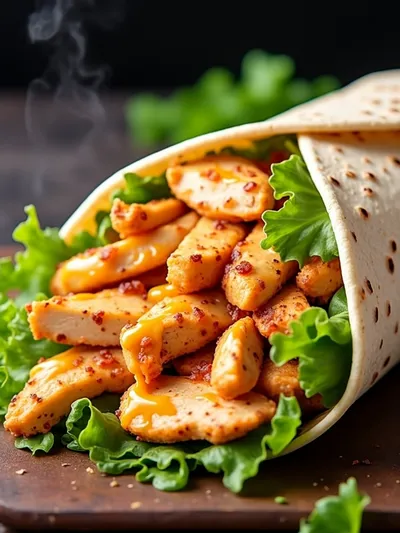 Cheesy Garlic Chicken Wraps – Easy Weeknight Dinner
