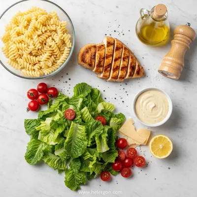 Chicken Caesar Pasta Salad – 20‑Minute Quick Recipe - cooking process