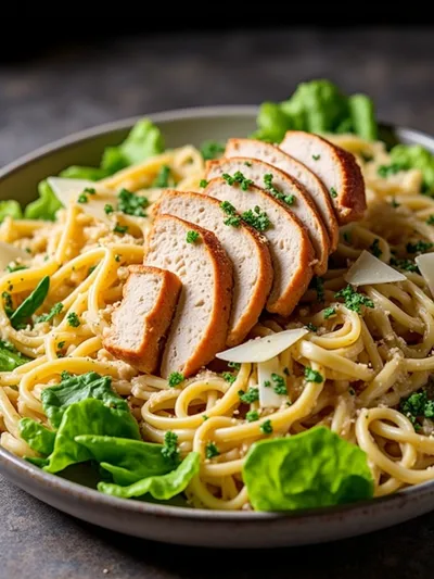 Chicken Caesar Pasta Salad