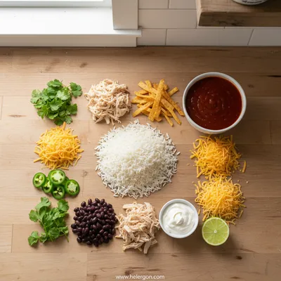 Chicken Enchilada Rice Casserole - cooking process