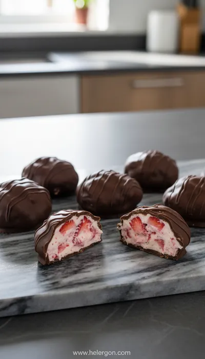 Chocolate Strawberry Greek Yogurt Clusters