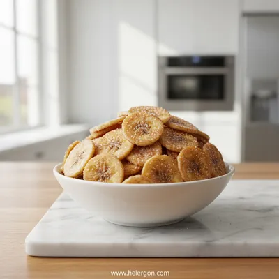 Cinnamon-Sugar Air Fryer Banana Chips