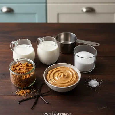 Homemade Cookie Butter Ice Cream - cooking process
