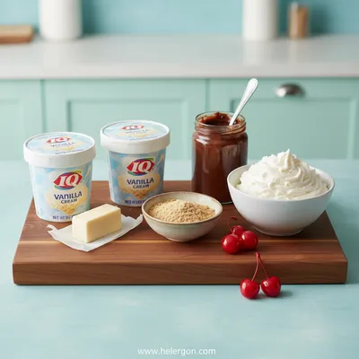 Copycat Dairy Queen Ice Cream Cake - cooking process