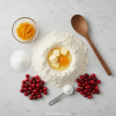Cranberry Orange Muffins – Quick Sweet Bake - cooking process