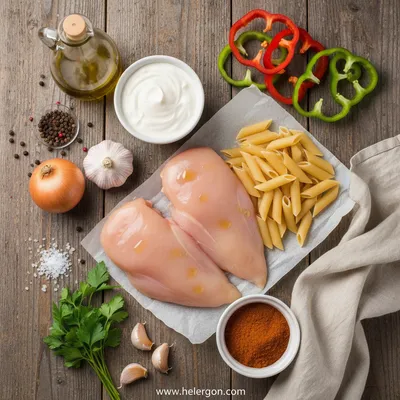 Creamy Cajun Chicken Pasta – Easy One-Pot Dinner - cooking process