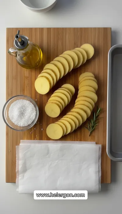 Crispy Potato Chips – Easy Homemade Snack - cooking process