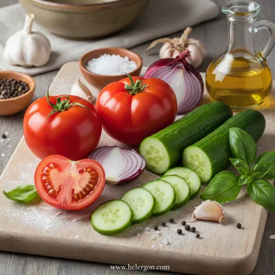Cucumber and Tomato Salad – Fresh Quick & Simple Recipe - cooking process