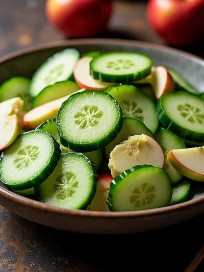 Cucumber Apple Salad – Quick & Simple