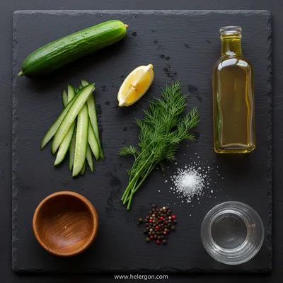Cucumber Snack – Quick & Simple Recipe - cooking process