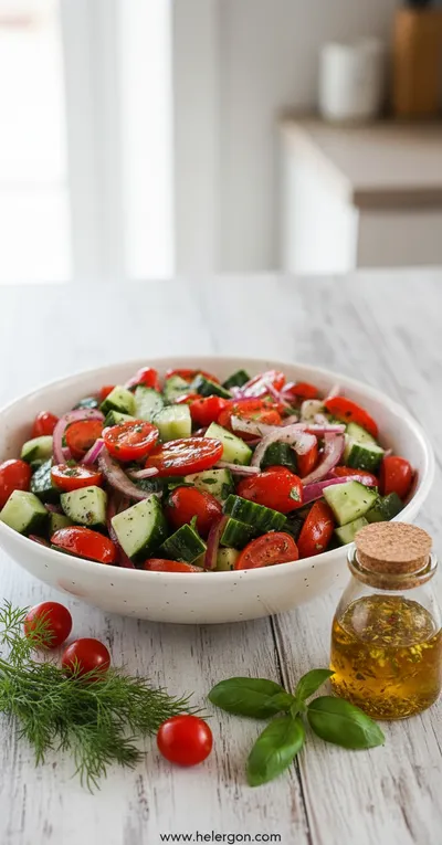 Cucumber Tomato Salad Recipe