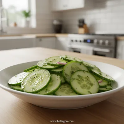 Cucumber Vinegar Salad – Quick & Easy Recipe