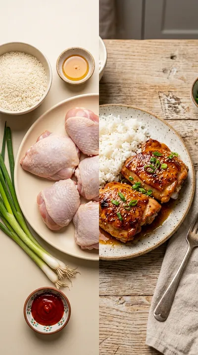 Skillet Bang Bang Chicken Thighs - ready to serve