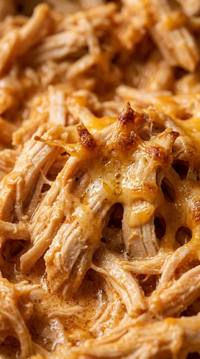 5-Ingredient Crockpot Buffalo Chicken Dip - ingredients preparation