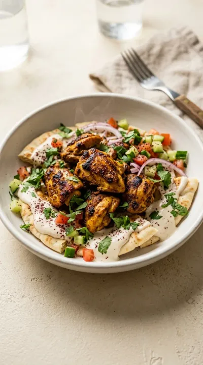 Sheet Pan Chicken Shawarma
