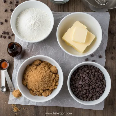 Edible Cookie Dough – Easy No-Bake Dessert - cooking process