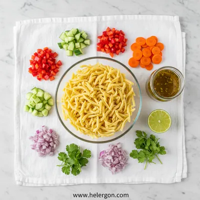 Ensalada De Fideos Recipe - cooking process