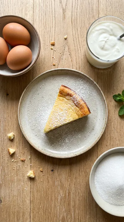 Creamy Yogurt Cake – 3 Ingredient Dessert - cooking process