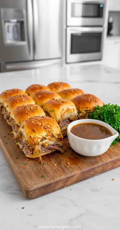 Easy French Dip Sliders Recipe