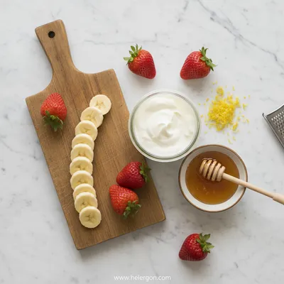 Fruit Dip Recipe – Quick & Easy Sweet Dip - cooking process