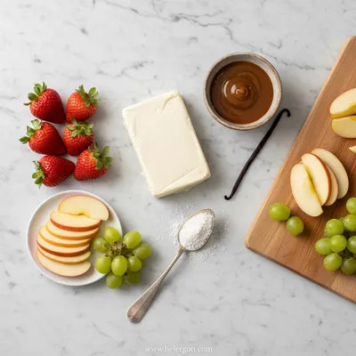 Fruit Dip with Cream Cheese – Easy Caramel‑Flavored Recipe - cooking process